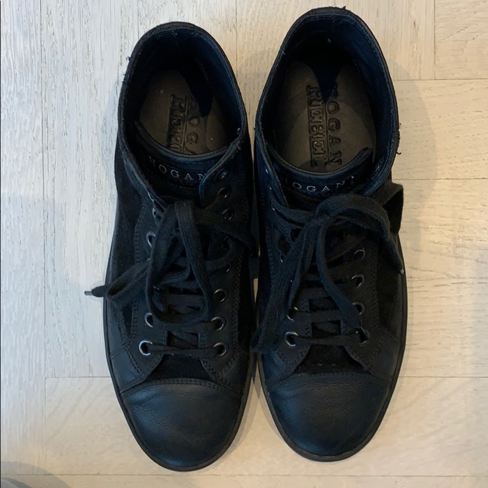 Hogan Rebel Black Men’s High Top Sneakers size 7.5 - Picture 6 of 6